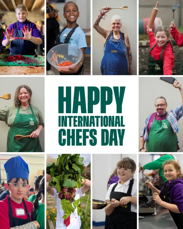 Cooking is for everyone 🧑‍🍳 Mae croeso i bawb yn y gegin 💚

Happy #InternationalChefsDay!